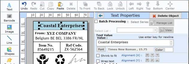 Barcode Inventory Management Software screenshot