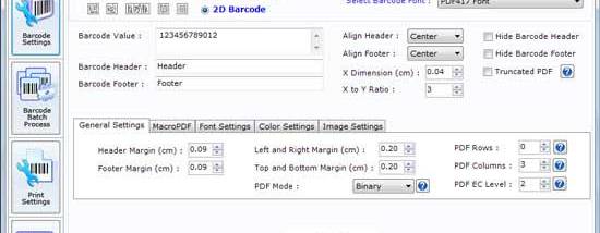 Barcode Label Creator for Manufacturing screenshot