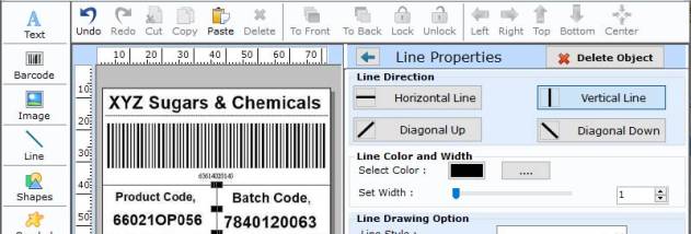 Professional Barcode Design Tool screenshot