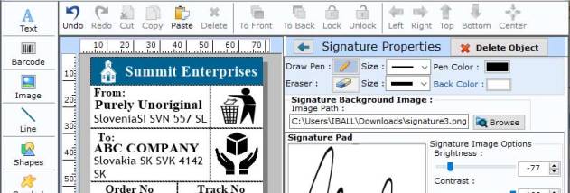 Barcode Label Maker Software screenshot