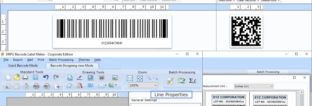 Barcode Label Maker Software screenshot