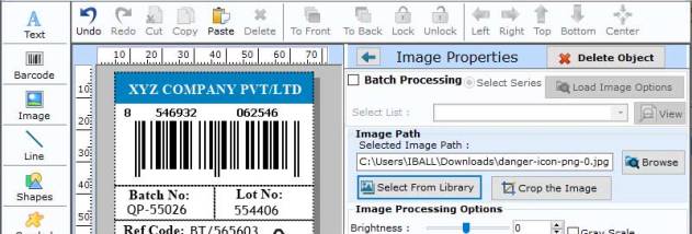 Standard Barcode Label Maker screenshot