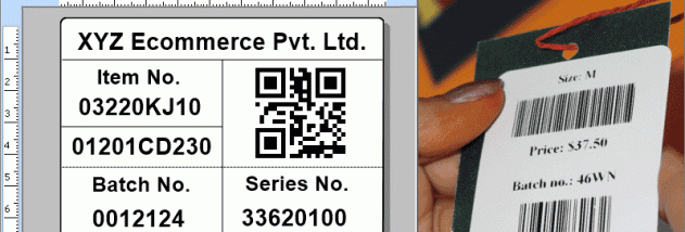 Barcode Label Printing Software screenshot