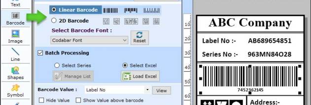 Barcode Label Scanner screenshot