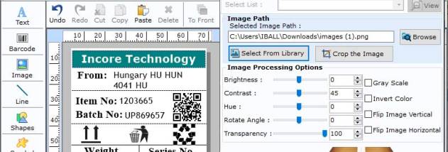 Barcode Label Scanning Tool screenshot