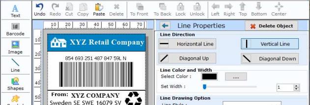 Barcode Label Warehouse Industry screenshot