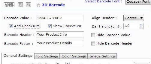 Barcode Label screenshot