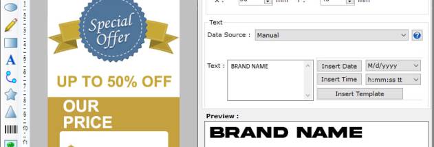 Barcode Labels Design Material screenshot
