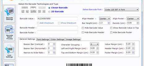 Barcode Labels Tool screenshot