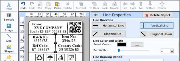 Professional Barcode Labels Tool screenshot