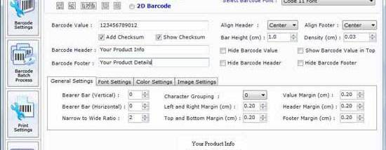Barcode Maker for Post Office screenshot