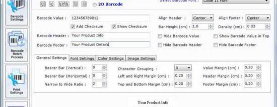 Barcode Maker for Post Office screenshot