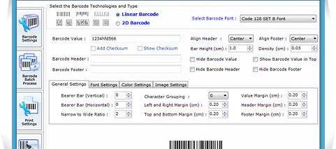 Barcode Maker Software for Pharmacy screenshot