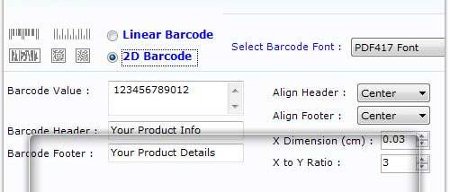 Barcode Printing Software screenshot