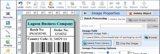 Professional Barcode Software screenshot