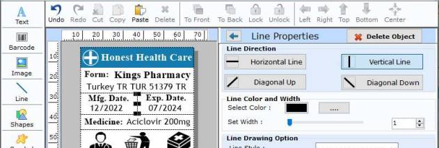 Pharmaceutical Barcode System screenshot