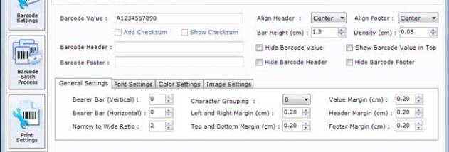 BarcodeLabelSoftware screenshot