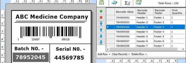 Barcodes Generator Healthcare Industry screenshot