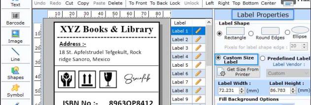 Barcoding Asset Management for Library screenshot