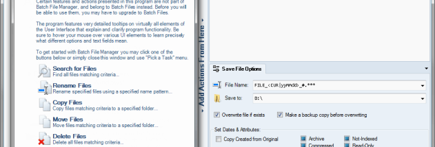 Batch File Manager Free screenshot