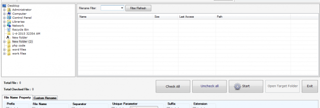 Batch File Renamer Software screenshot