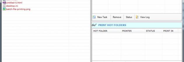 Batch Files Printing Software screenshot