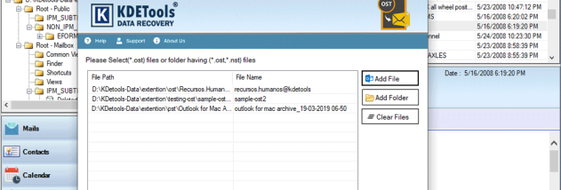 Batch OST to PST Converter screenshot