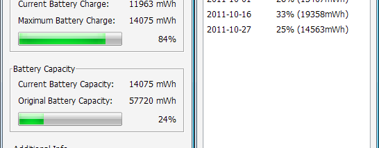 BatteryCat screenshot