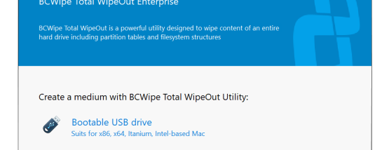 BCWipe Total WipeOut screenshot