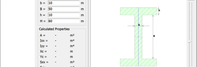 BeamSection screenshot