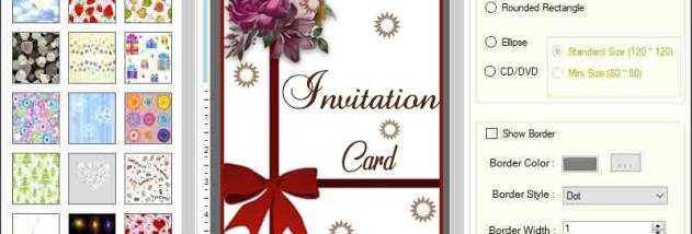 Best Wishes Card Design Application screenshot