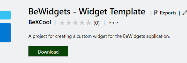 BeWidgets screenshot