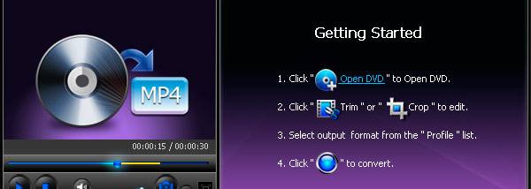 Bigasoft DVD to MP4 Converter screenshot