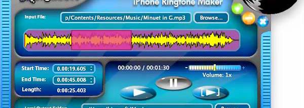 Bigasoft iPhone Ringtone Maker screenshot