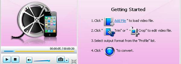 Bigasoft iPhone Video Converter screenshot