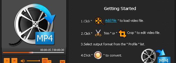 Bigasoft MP4 Converter screenshot