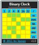 Binary Clock screenshot