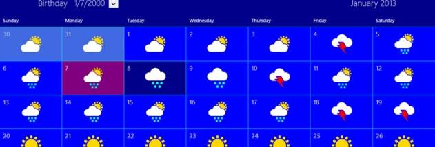 BioWeather screenshot