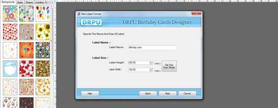 Birthday Card Design Program screenshot