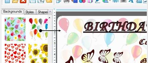 Birthday Cards Design screenshot