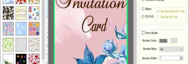 Greetings Card Label Software screenshot