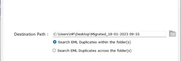 BitRecover EML Duplicate Remover Wizard screenshot