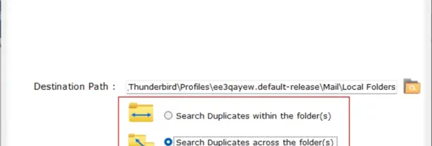 BitRecover Thunderbird Duplicate Remover screenshot