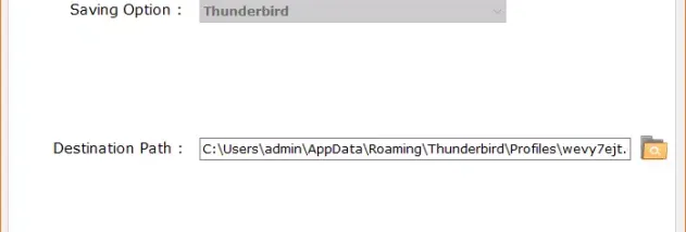 BitRecover Thunderbird Import Tool screenshot