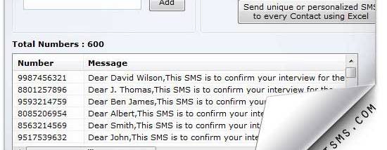 Blackberry Mobile Text SMS screenshot