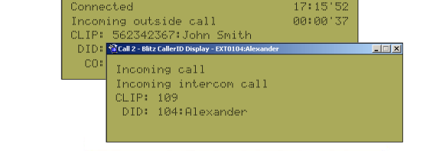 Blitz Caller ID Display screenshot