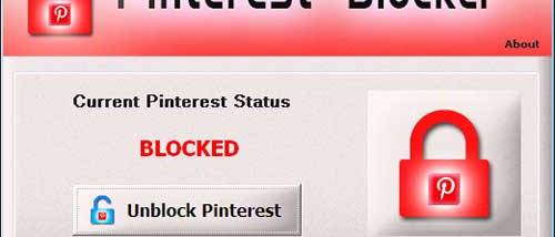 Block Pinterest screenshot