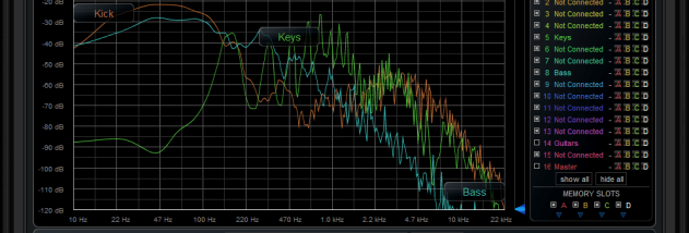 Blue Cat's FreqAnalyst Multi screenshot