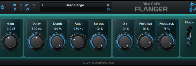 Blue Cat's Stereo Flanger x64 screenshot