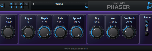 Blue Cat's Stereo Phaser x64 screenshot